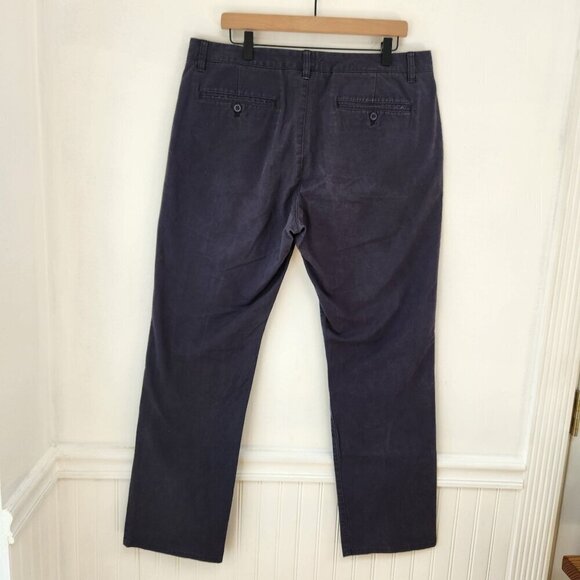 Bonobos Dark Navy Blue Wash Straight Leg Original Chino Pants Men's 36x32 - Picture 3 of 9